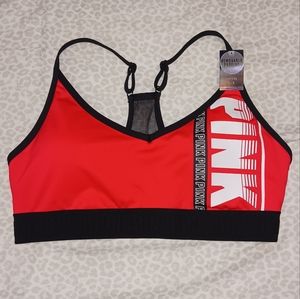 Victoria's Secret pink ultimate lightly lined sports bra NWT